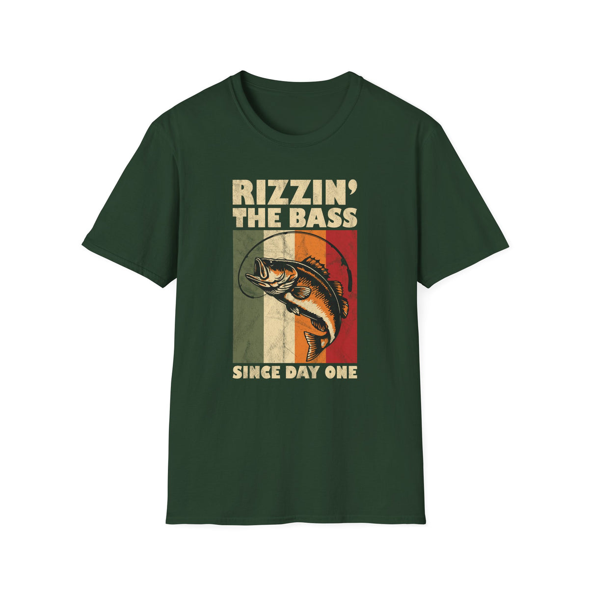 Rizzin' the Bass Fishing T-Shirt