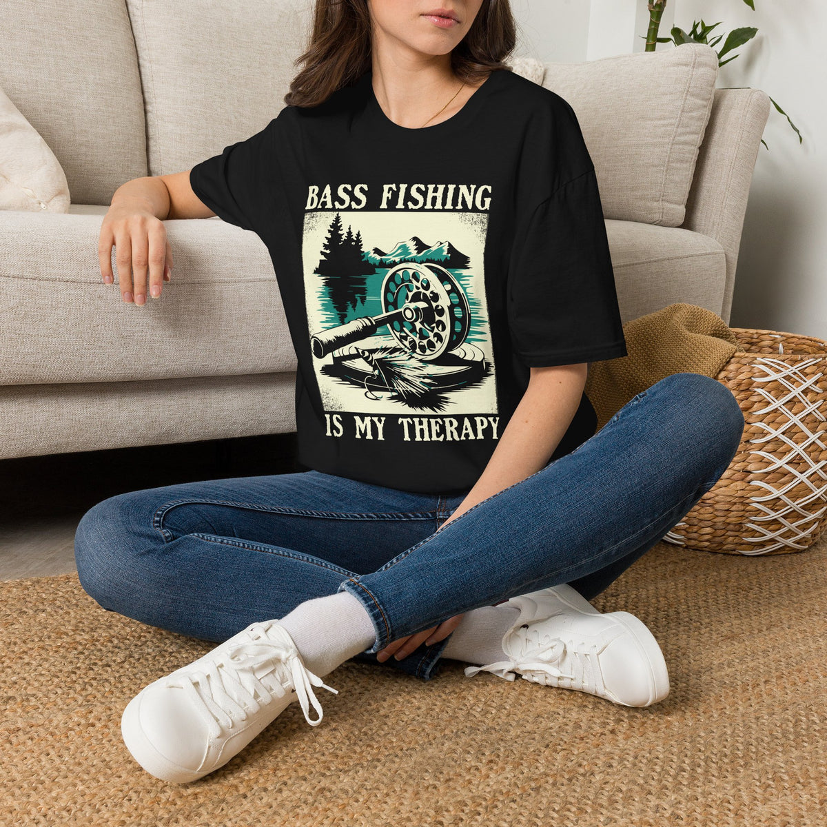 Bass Fishing Is My Therapy T-Shirt