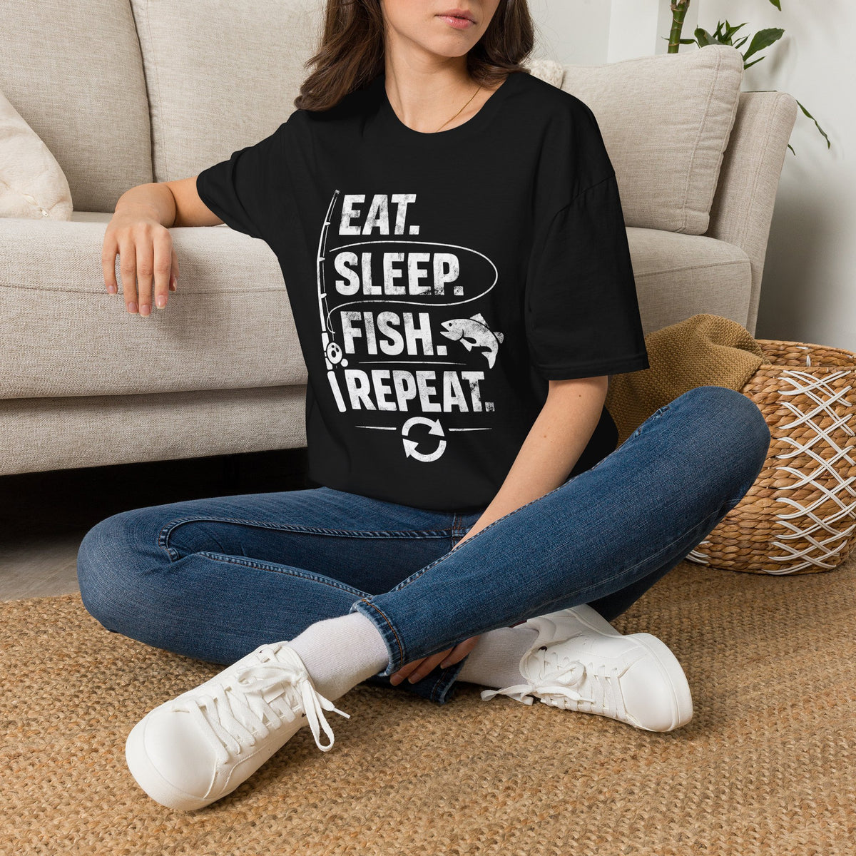 Eat Sleep Fish Repeat T-Shirt