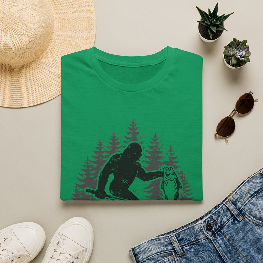 Bigfoot Fishing T-Shirt T-Shirt