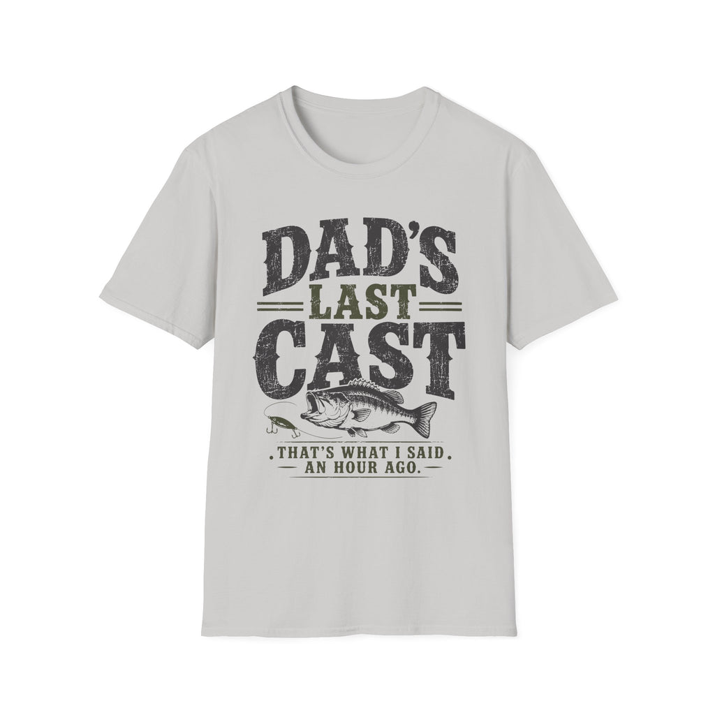 Dad's Last Cast Fishing T-Shirt