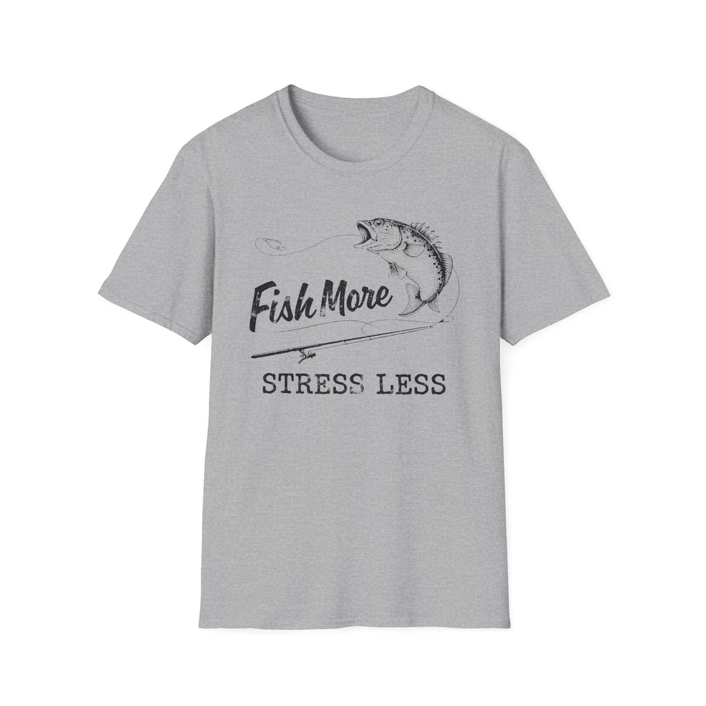 Fish More Stress Less T-Shirt