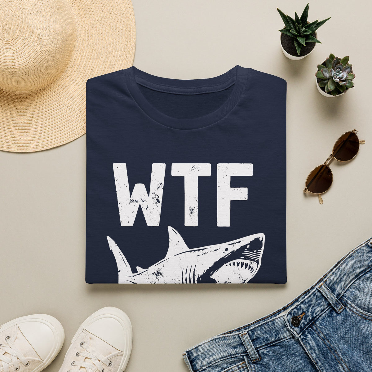 WTF Where's The Fish? Shark T-Shirt