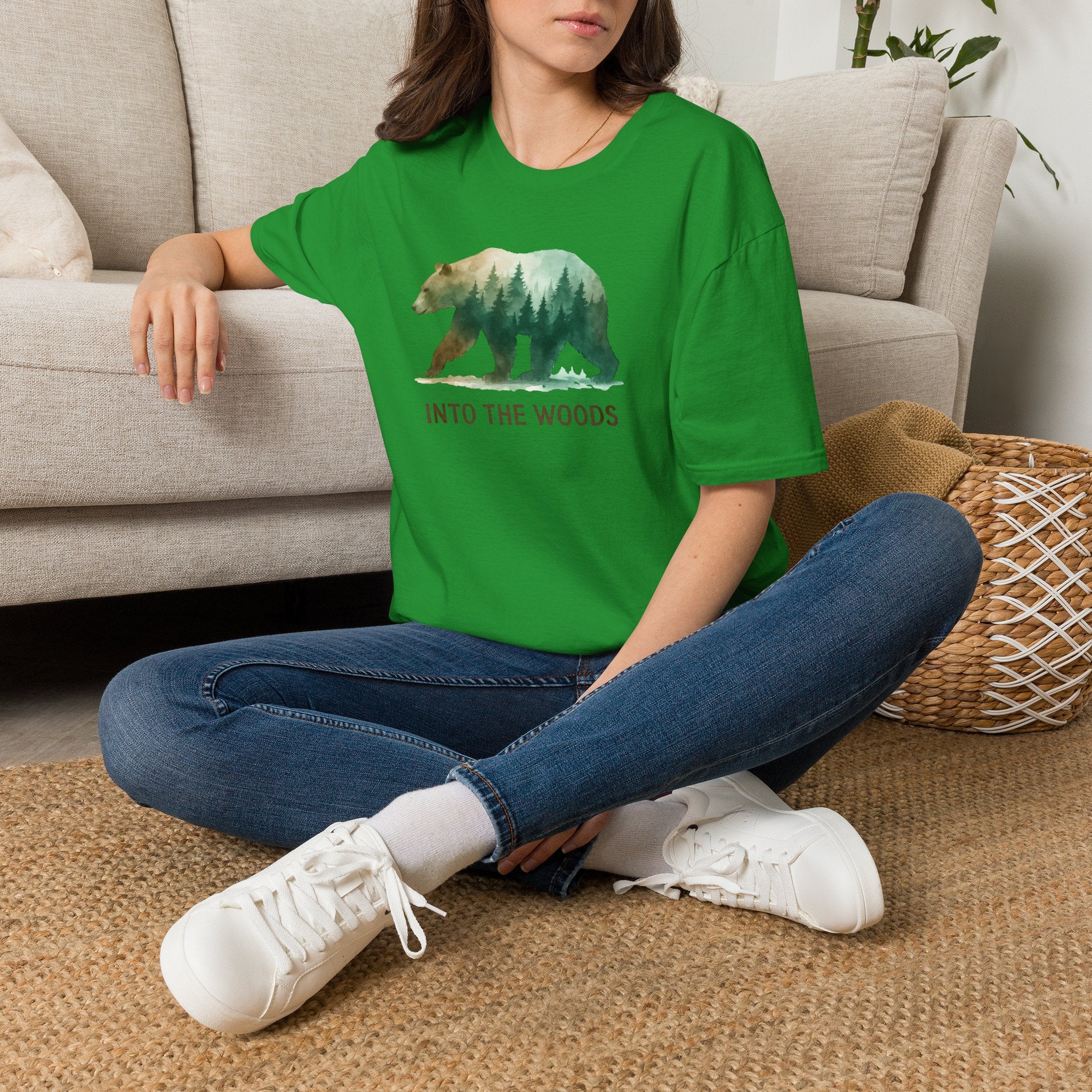 Forest Bear Silhouette T-Shirt