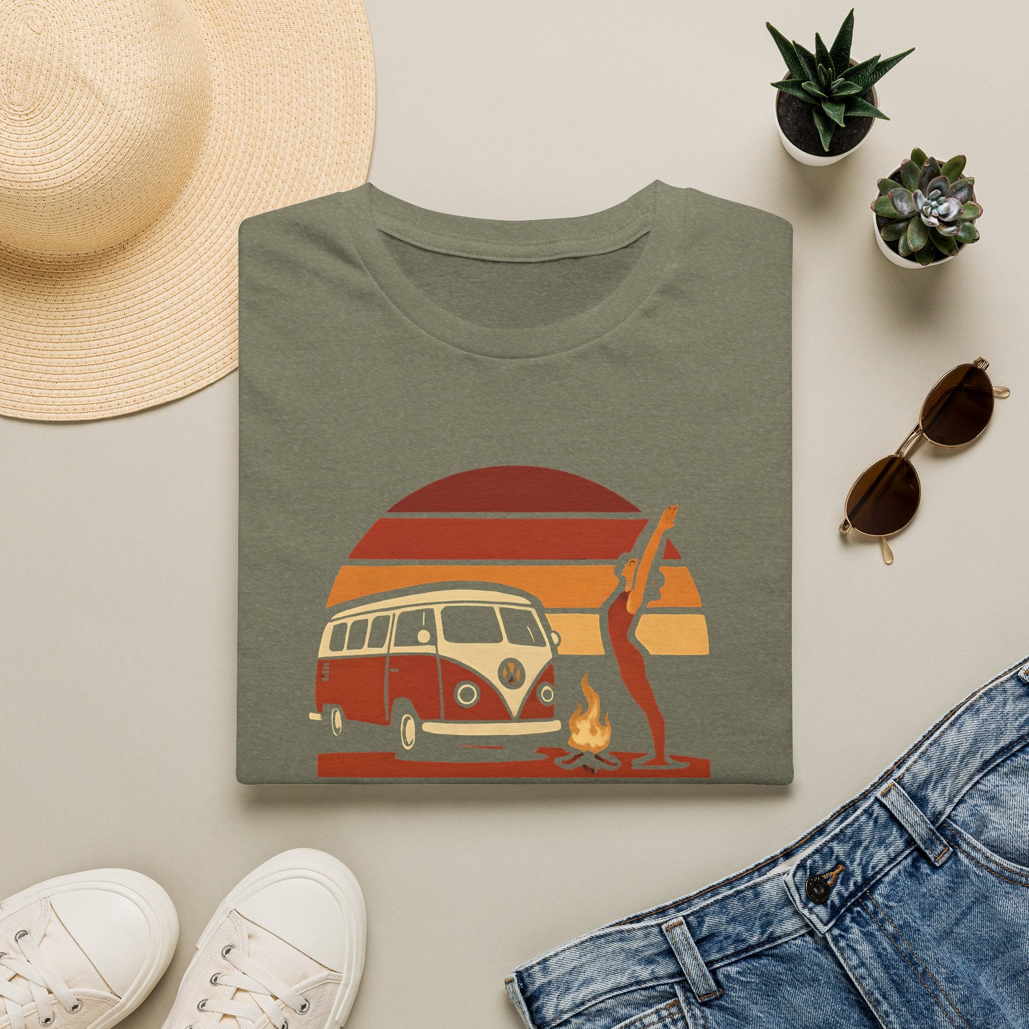VW Camper Sunrise T-Shirt