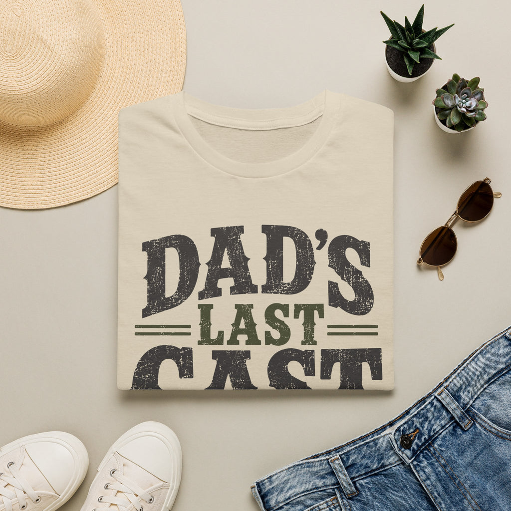 Dad's Last Cast Fishing T-Shirt