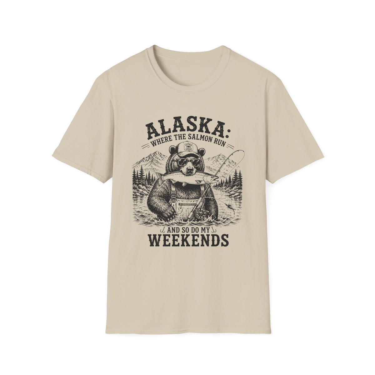 Alaska: Where the Salmon Run T-Shirt