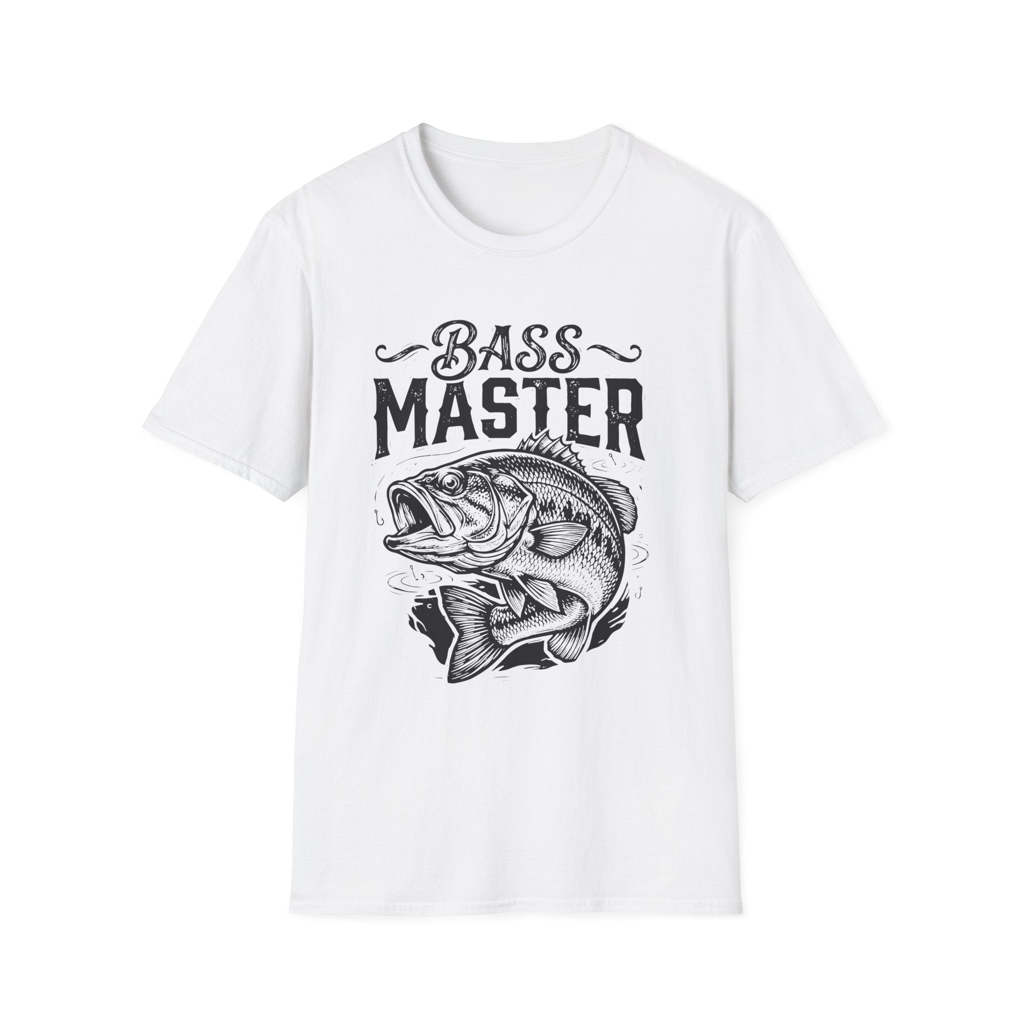 Bass Master T-Shirt — Vintage Fishing Graphic Tee for Anglers
