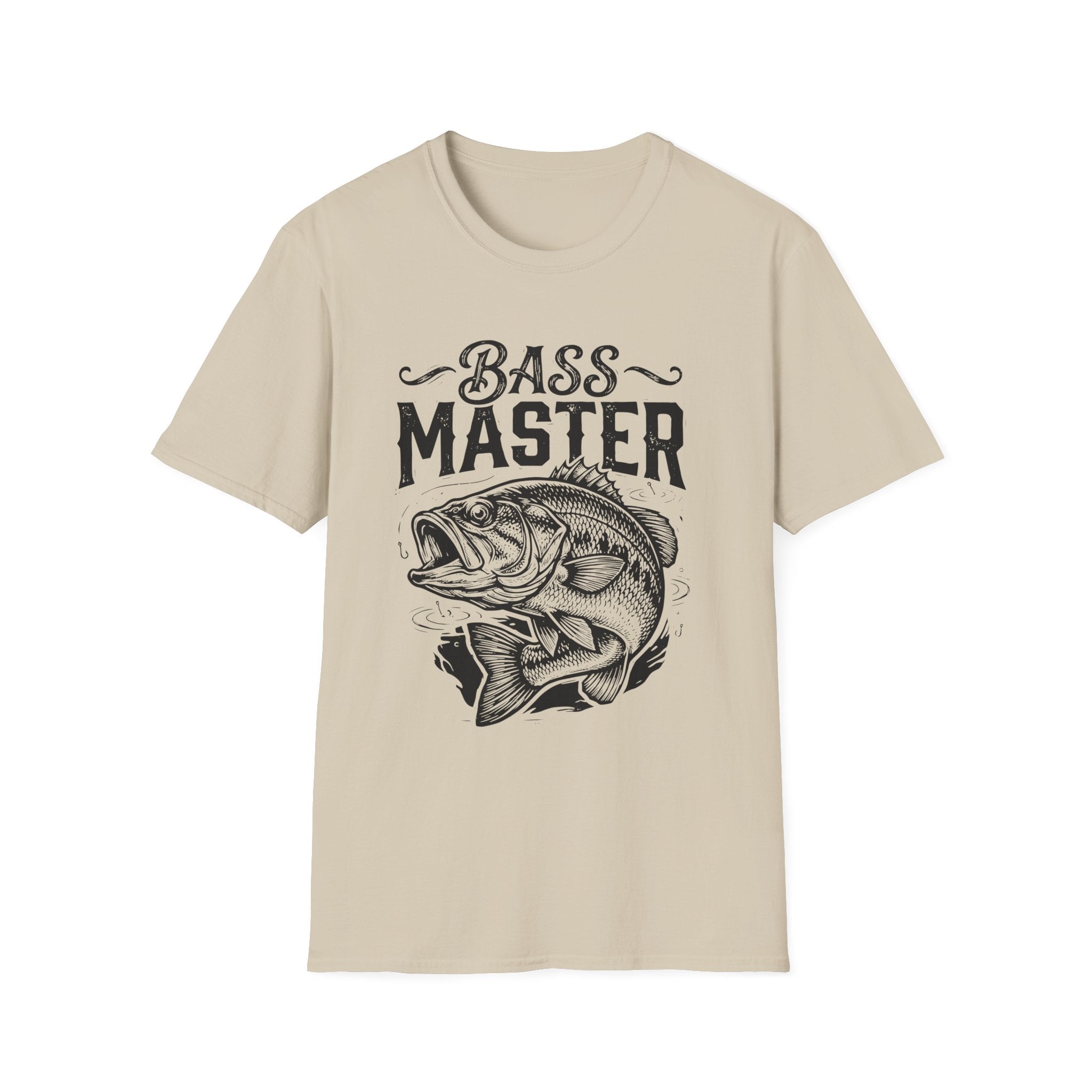 Bass Master T-Shirt — Vintage Fishing Graphic Tee for Anglers