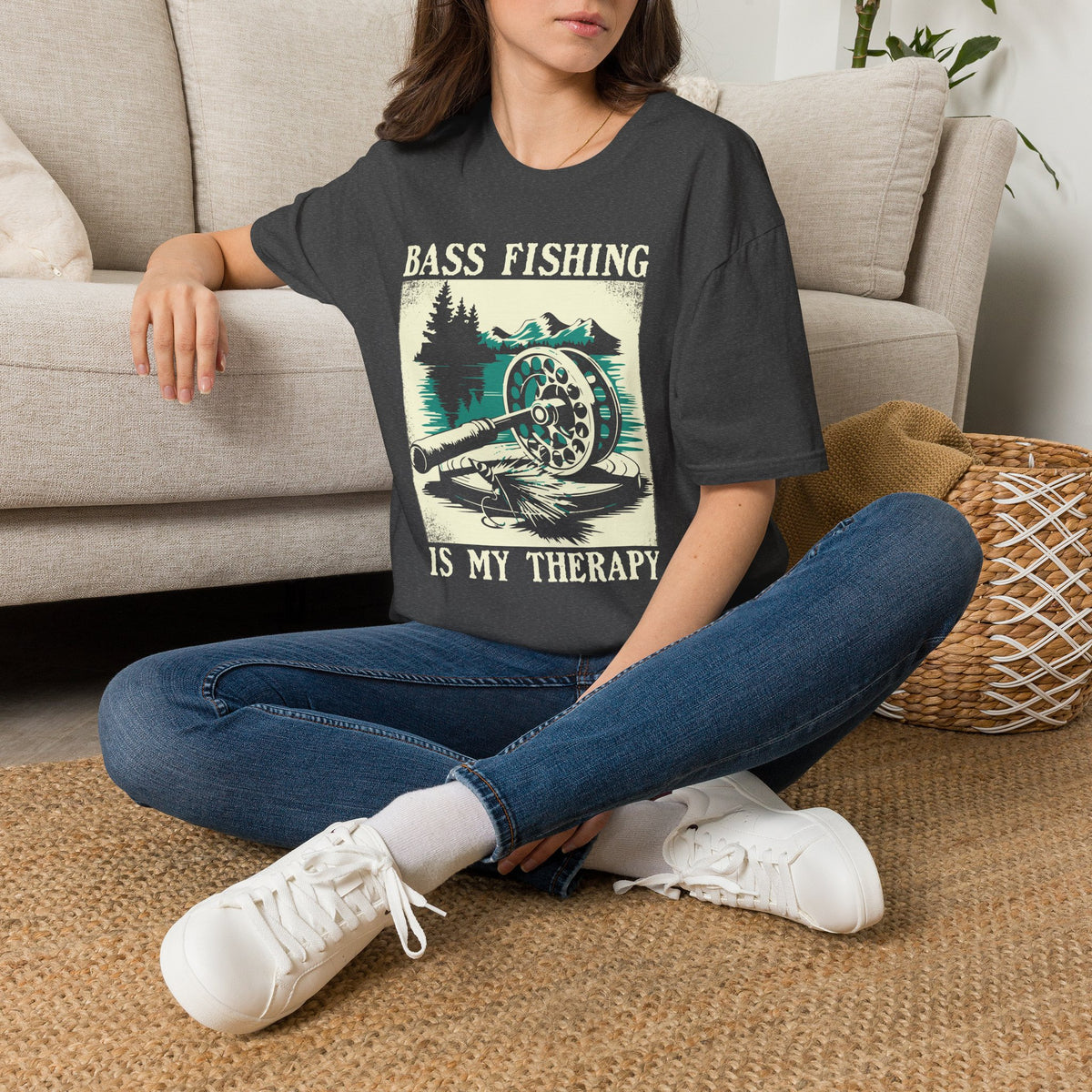 Bass Fishing Is My Therapy T-Shirt