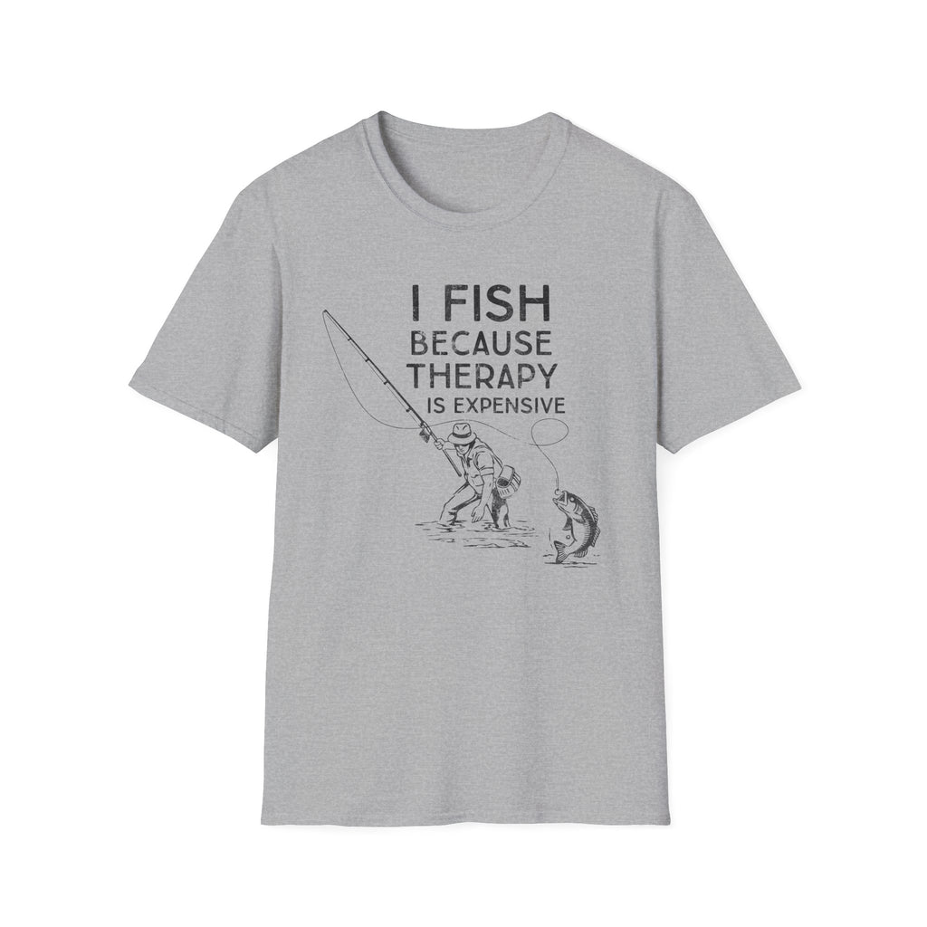 I Fish Because Therapy Is Expensive T-Shirt