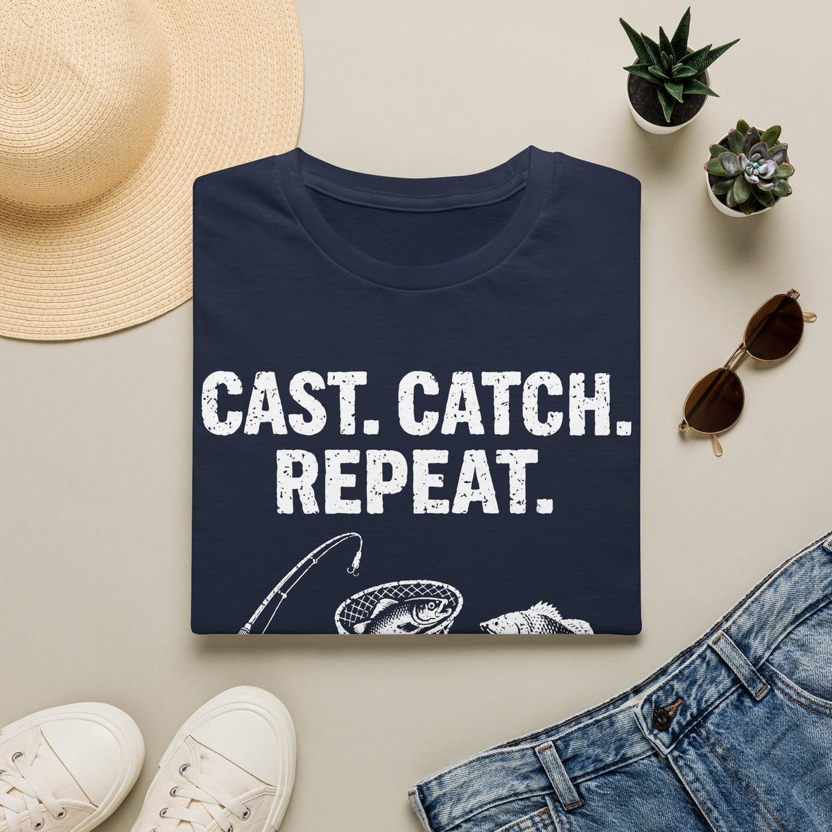 Cast Catch Repeat T-Shirt