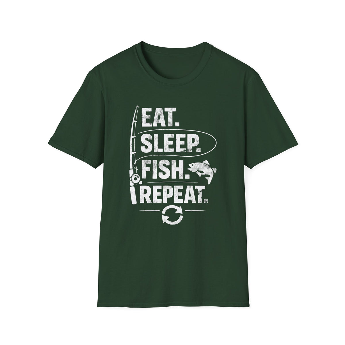 Eat Sleep Fish Repeat T-Shirt