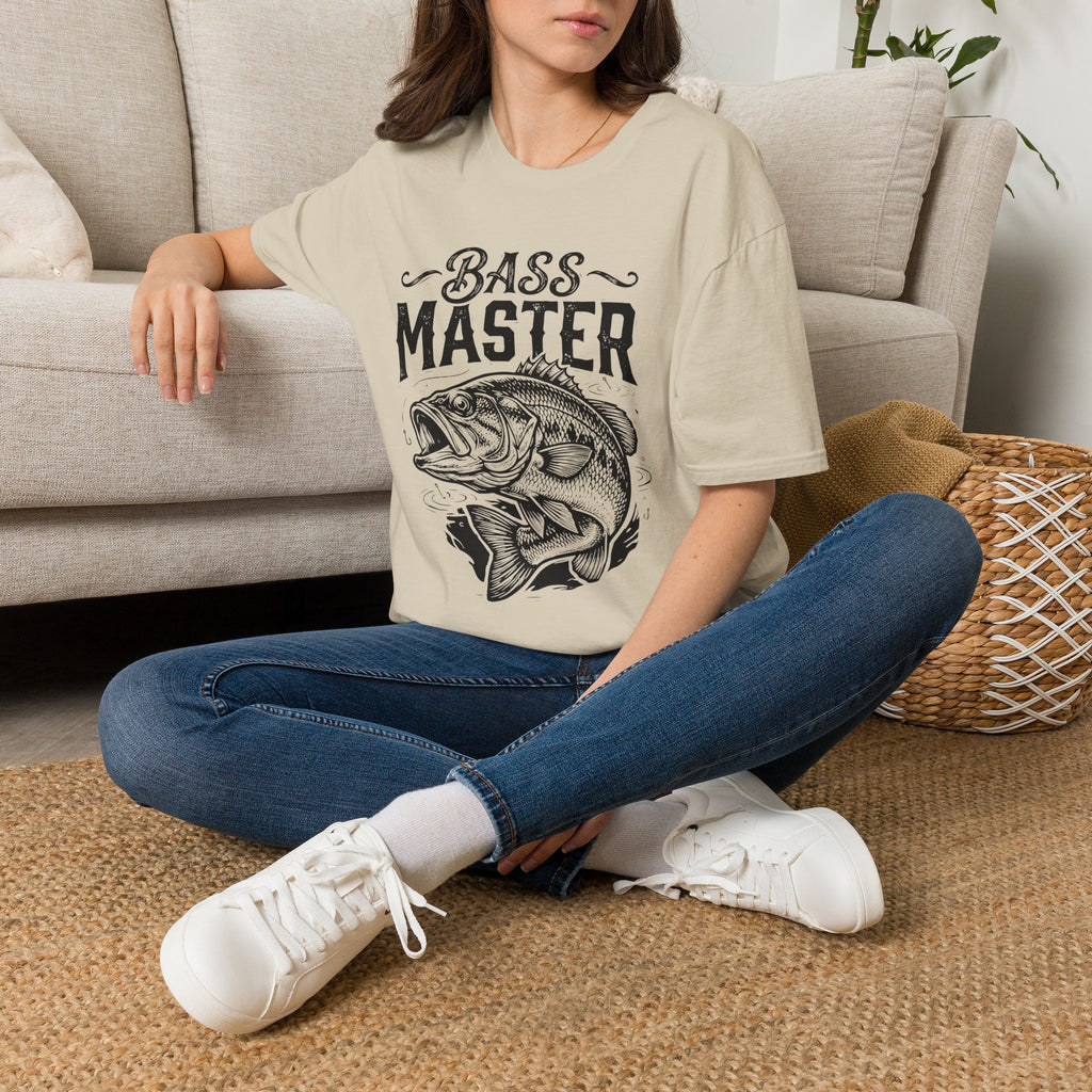 Bass Master T-Shirt — Vintage Fishing Graphic Tee for Anglers