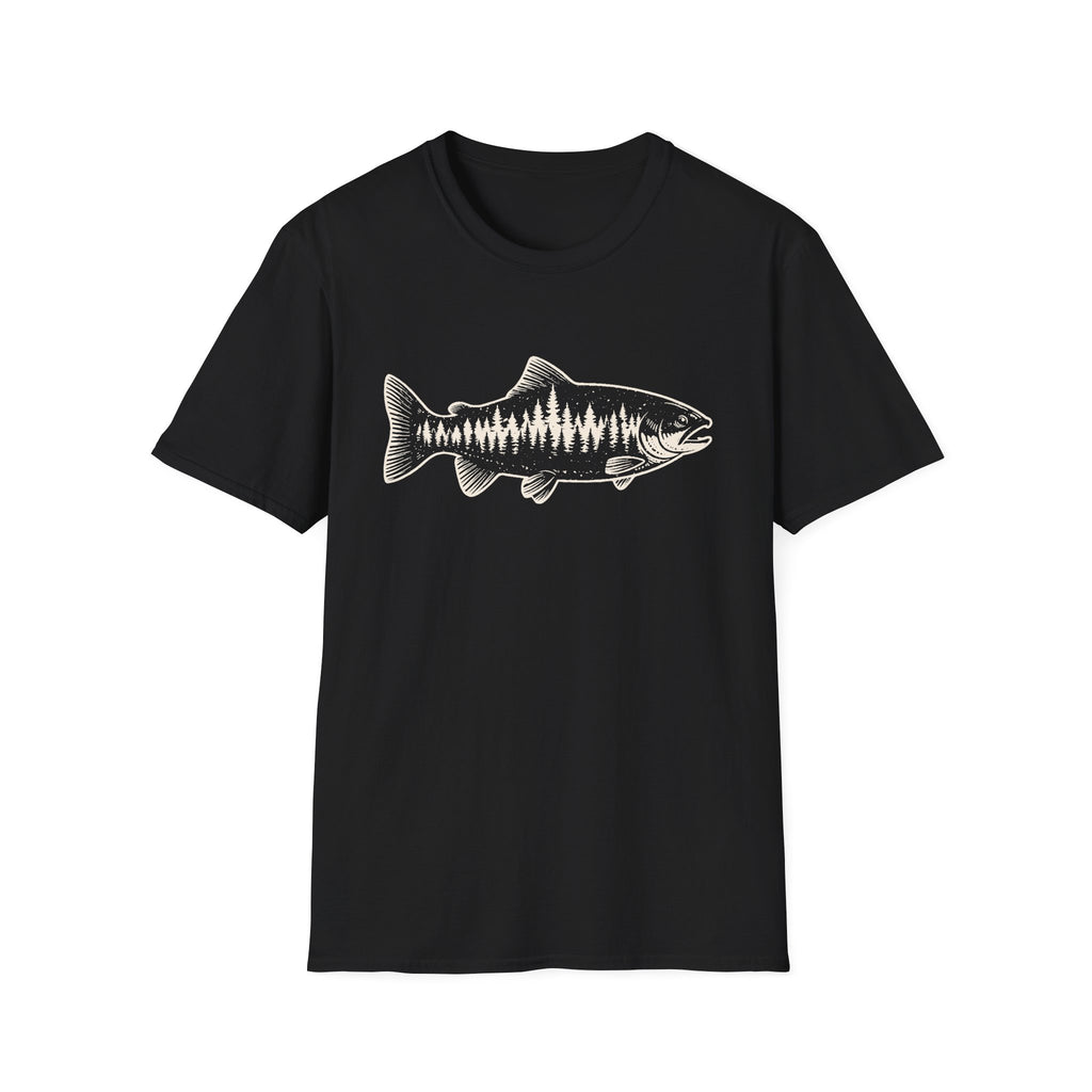Trout Forest Silhouette T-Shirt