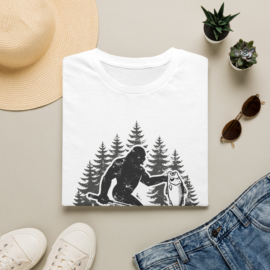 Bigfoot Fishing T-Shirt T-Shirt