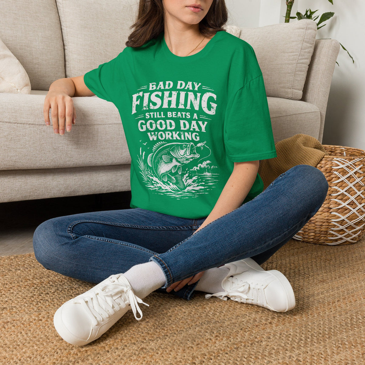 Fishing Still Beats a Good Day Working T-Shirt