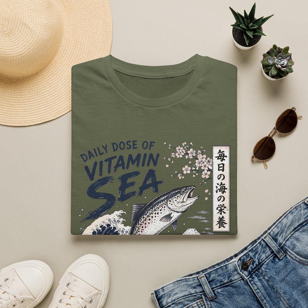 Vitamin Sea Japanese Wave Fish T-Shirt