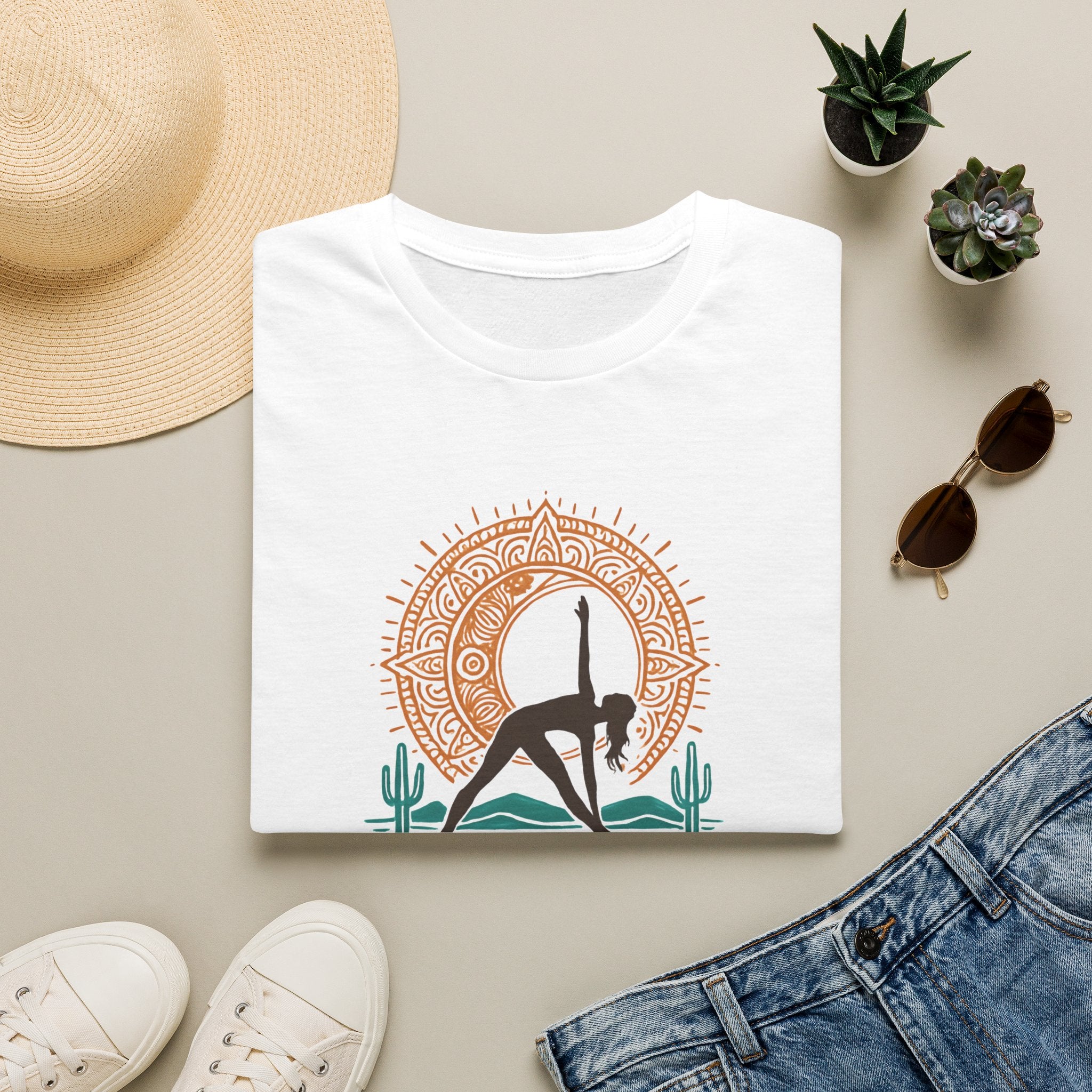 Desert Yoga Silhouette T-Shirt