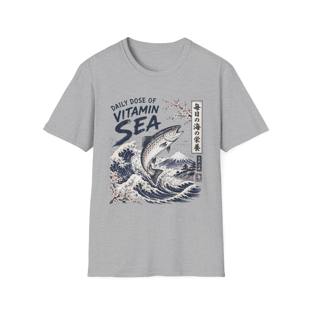Vitamin Sea Japanese Wave Fish T-Shirt