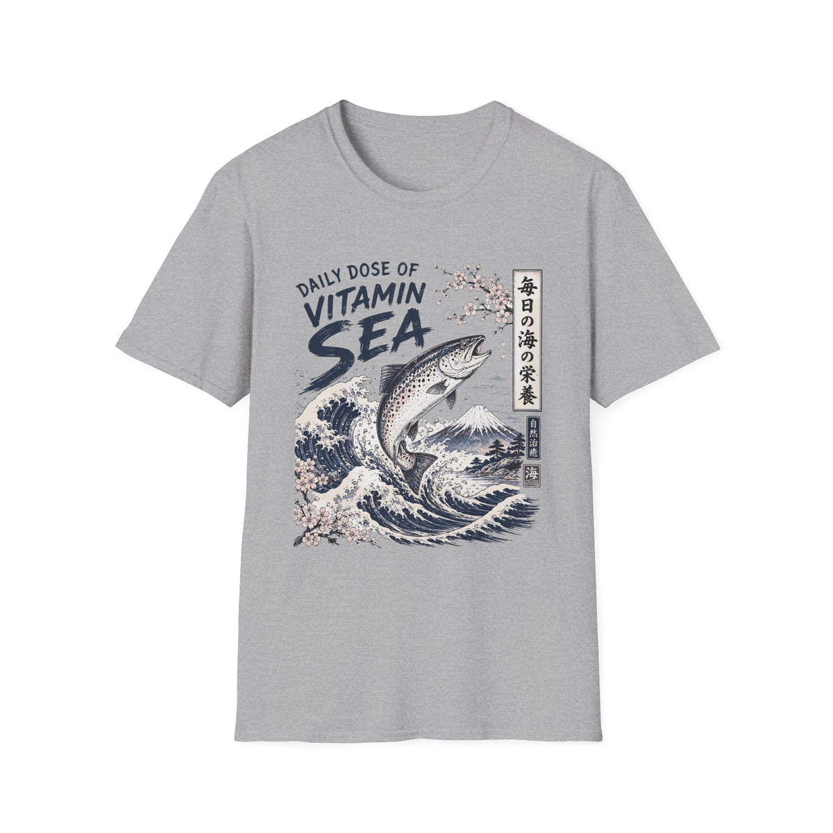 Vitamin Sea Japanese Wave Fish T-Shirt