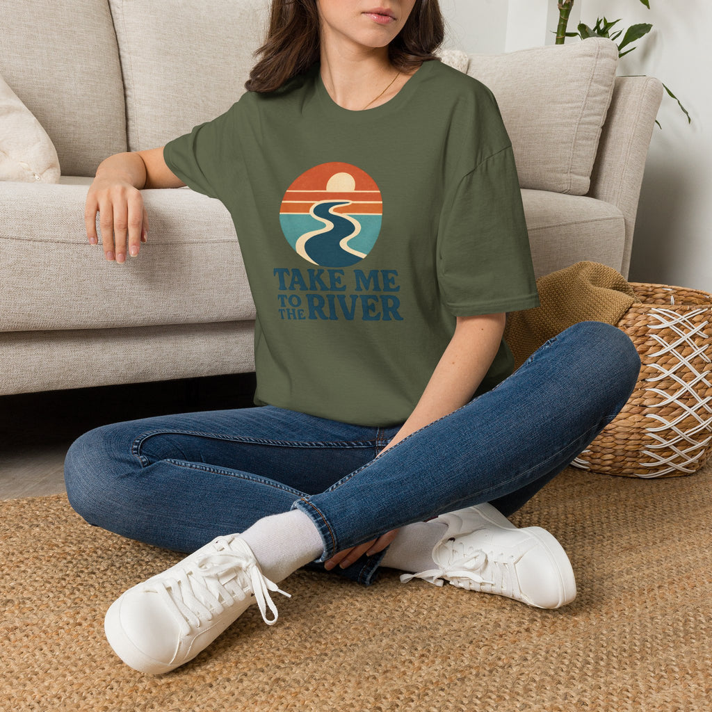 Sunset River Graphic T-Shirt