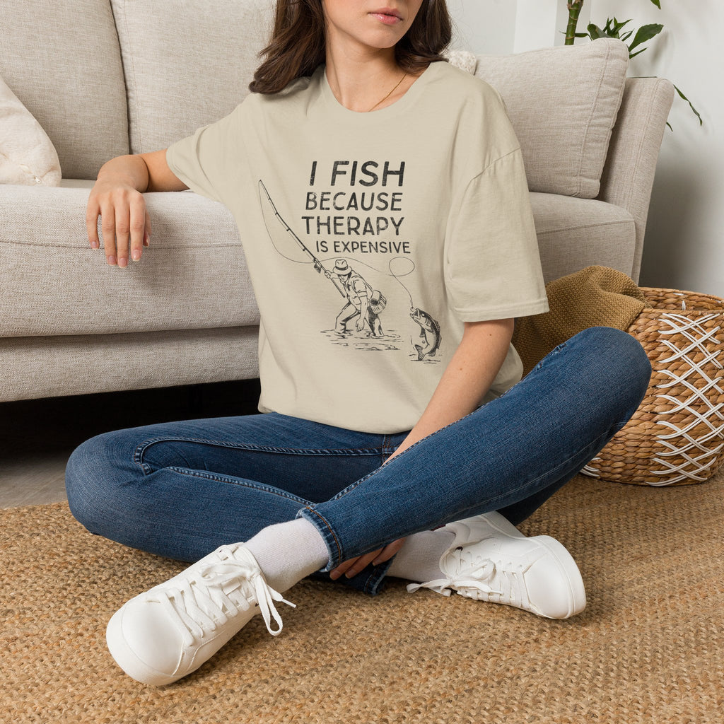 I Fish Because Therapy Is Expensive T-Shirt