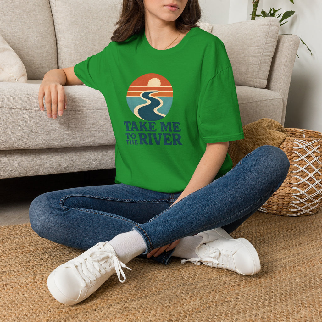 Sunset River Graphic T-Shirt