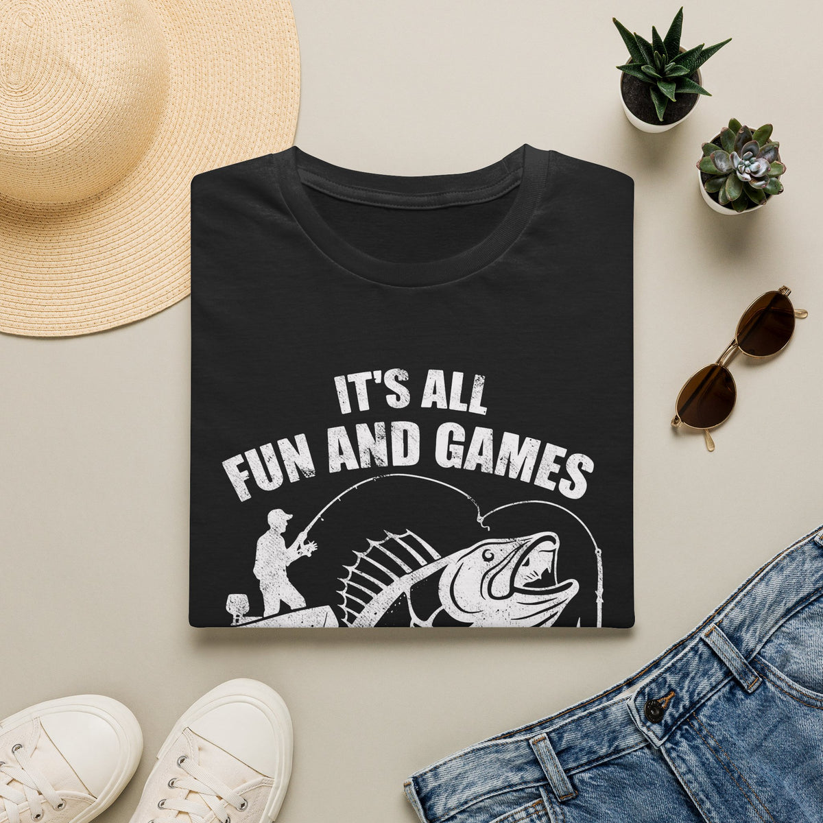 It's All Fun And Games Walleye T-Shirt