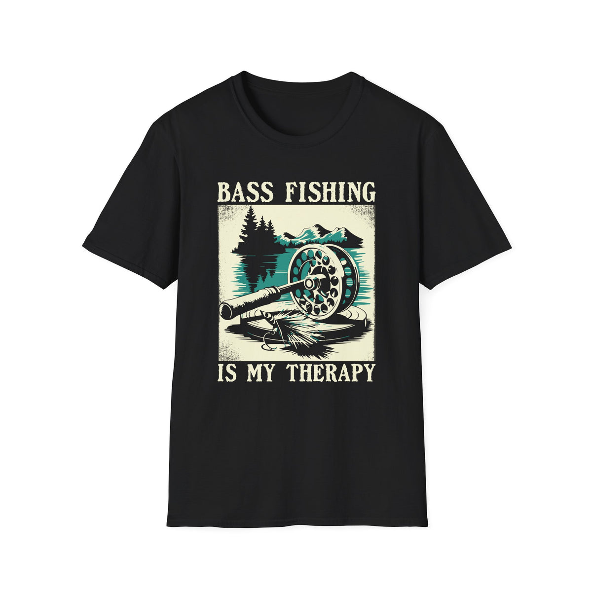 Bass Fishing Is My Therapy T-Shirt