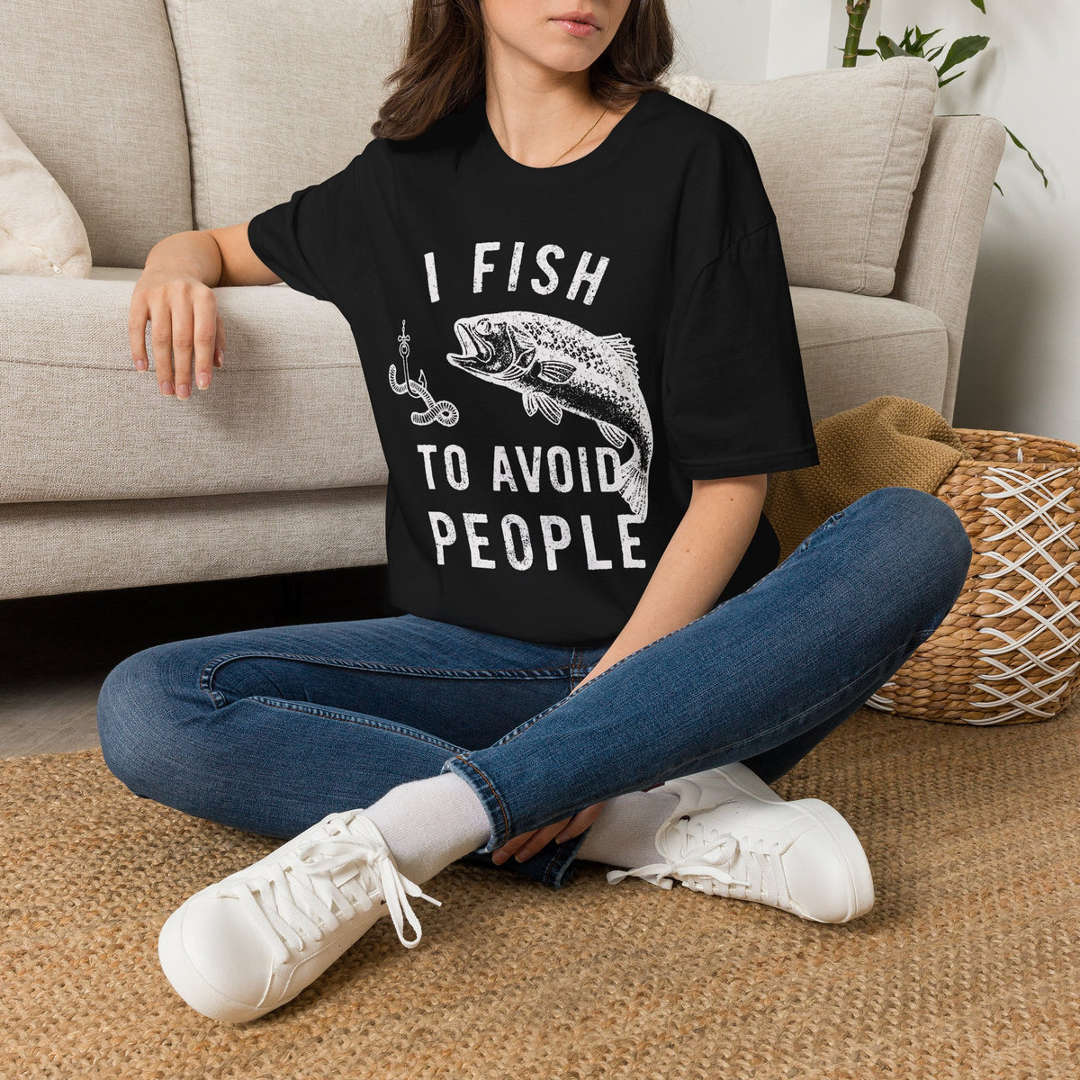 I Fish To Avoid People T-Shirt