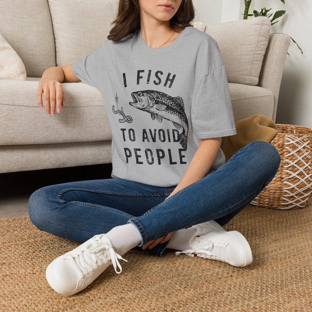 I Fish To Avoid People T-Shirt