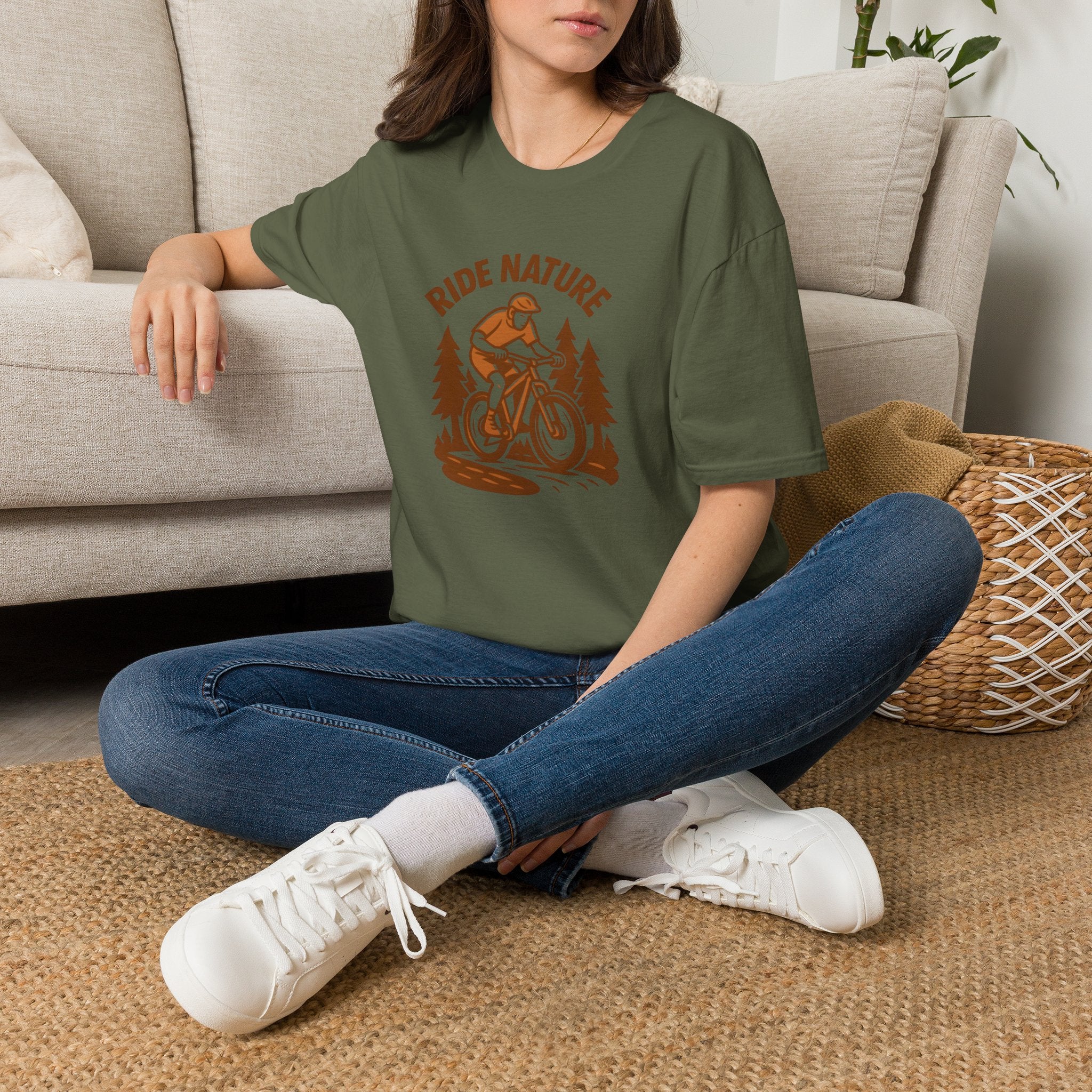 Forest Mountain Biking T-Shirt