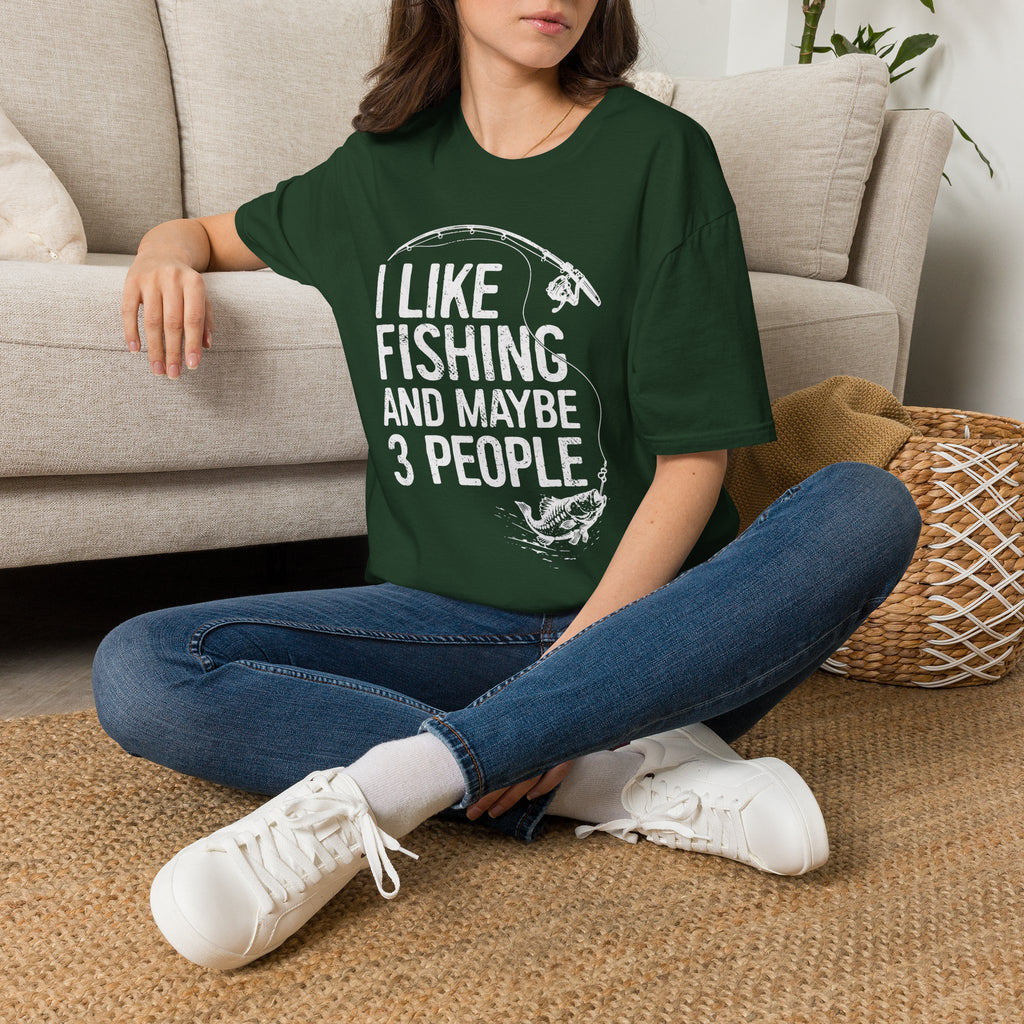 I Like Fishing and Maybe 3 People T-Shirt