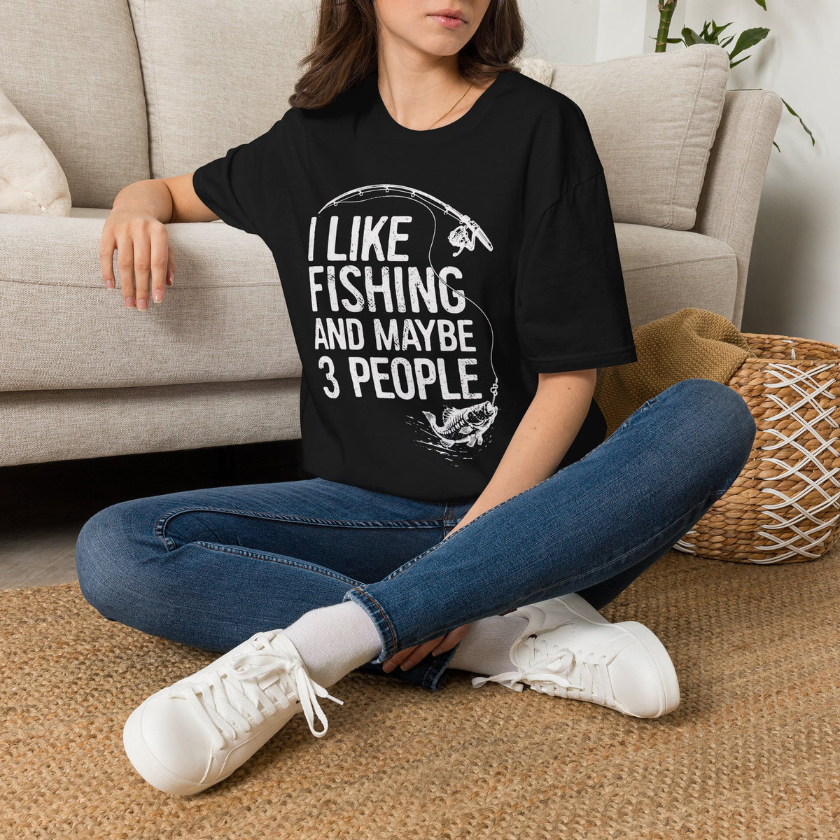 I Like Fishing and Maybe 3 People T-Shirt