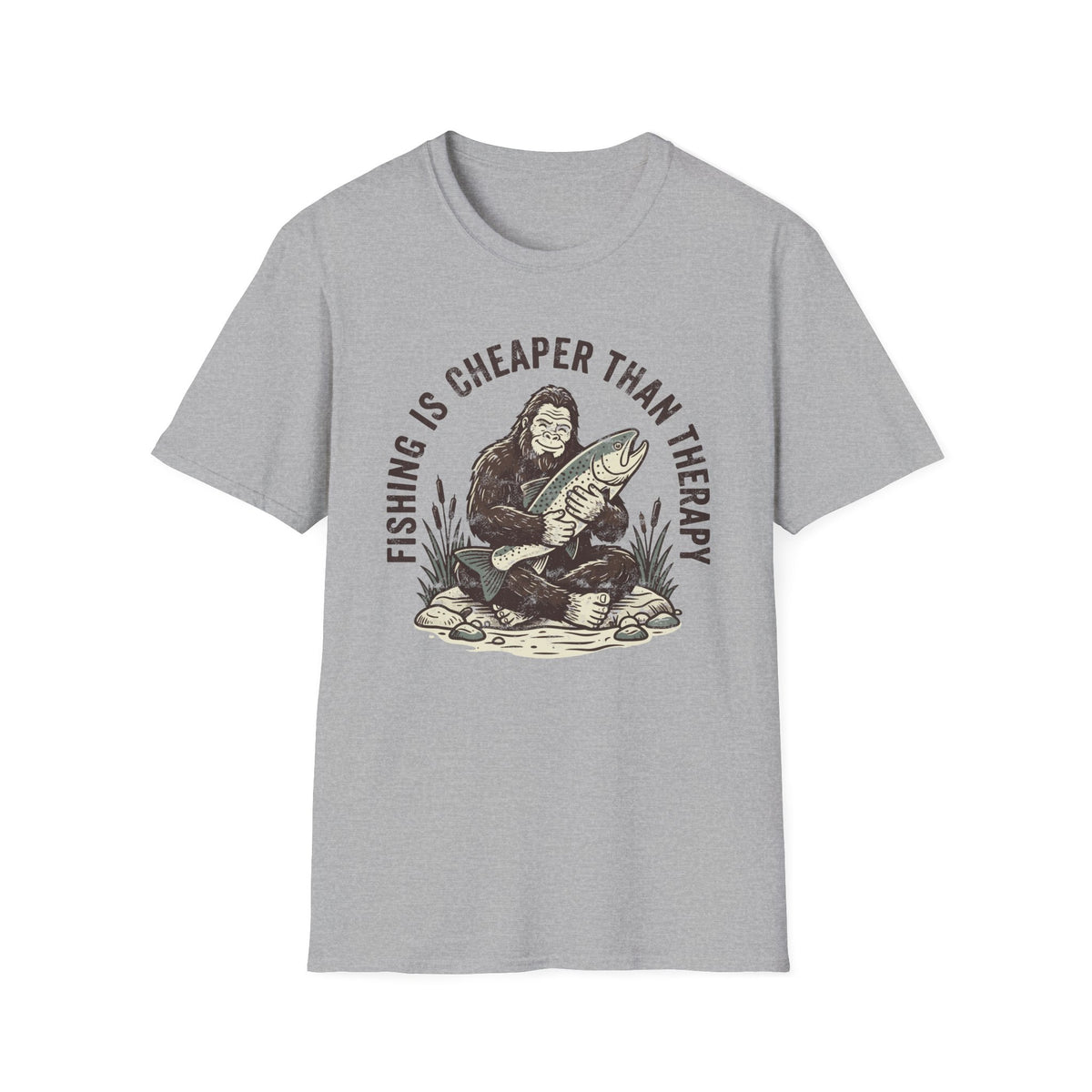 Fishing Is Cheaper Than Therapy T-Shirt