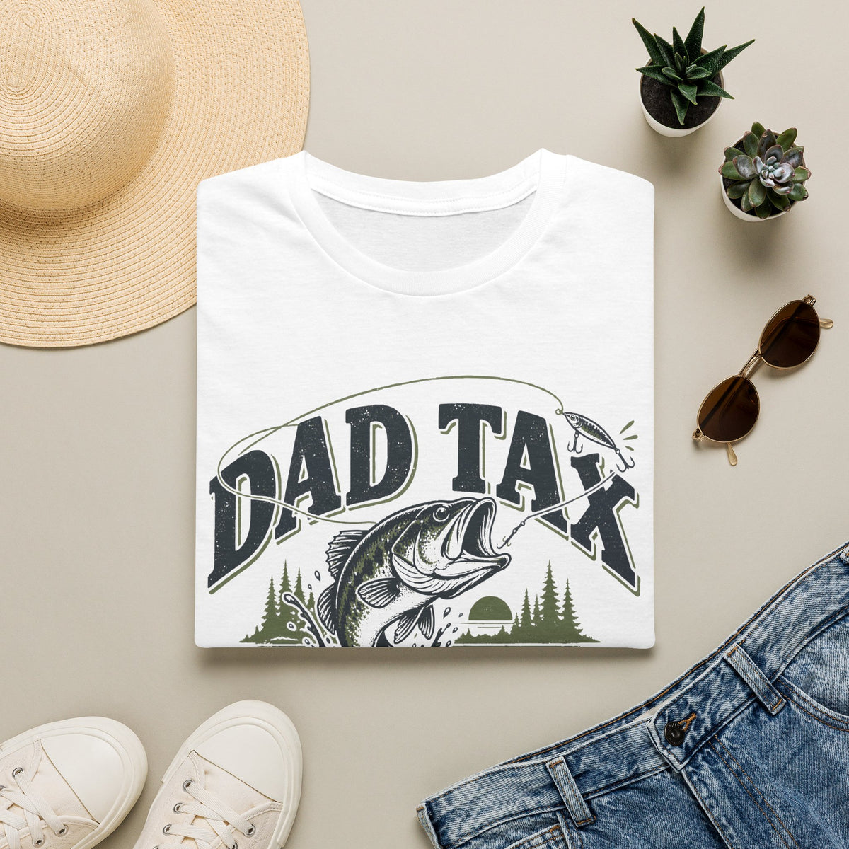 Dad Tax Fishing T-Shirt