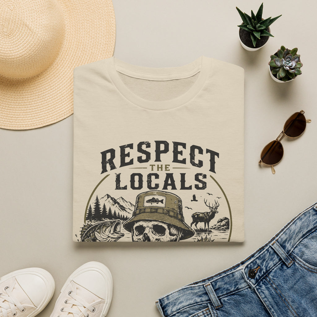 Respect the Locals Bass Dad T-Shirt