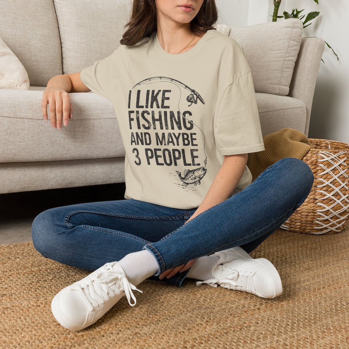 I Like Fishing and Maybe 3 People T-Shirt