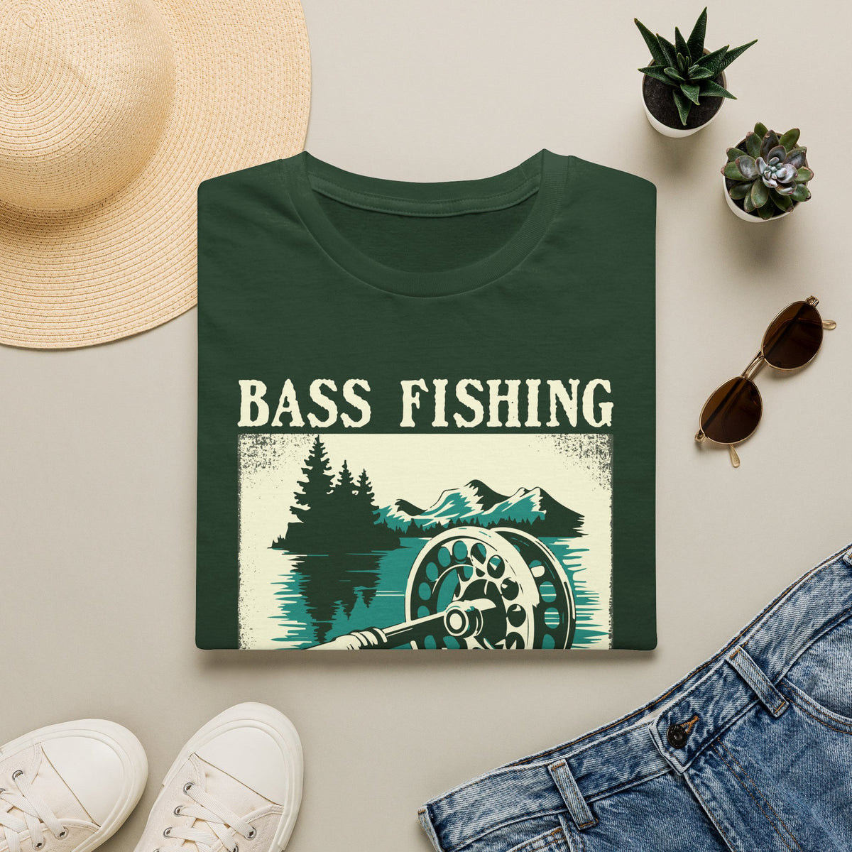 Bass Fishing Is My Therapy T-Shirt