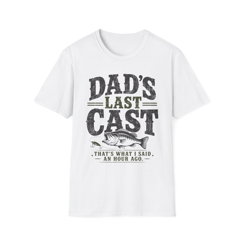 Dad's Last Cast Fishing T-Shirt