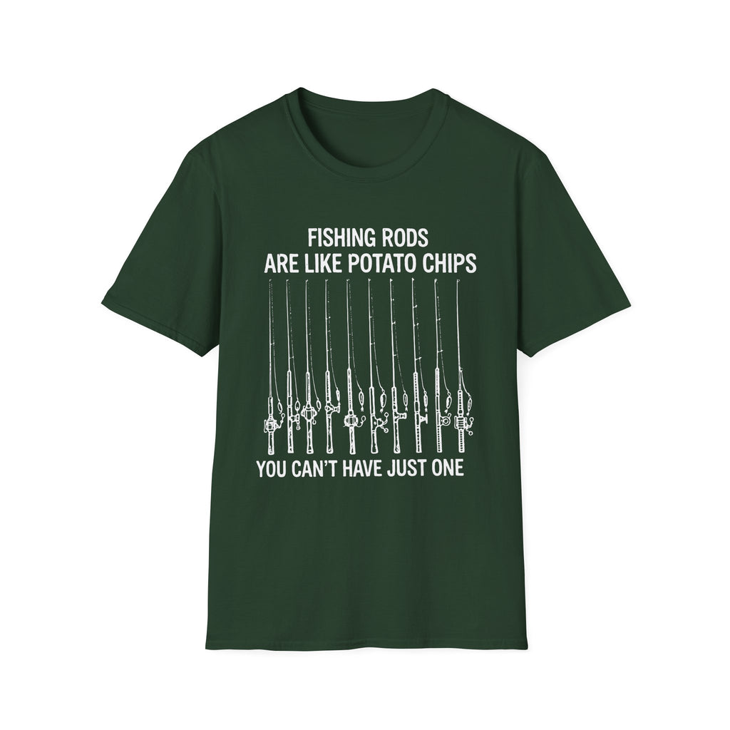 Fishing Rods Are Like Potato Chips T-Shirt