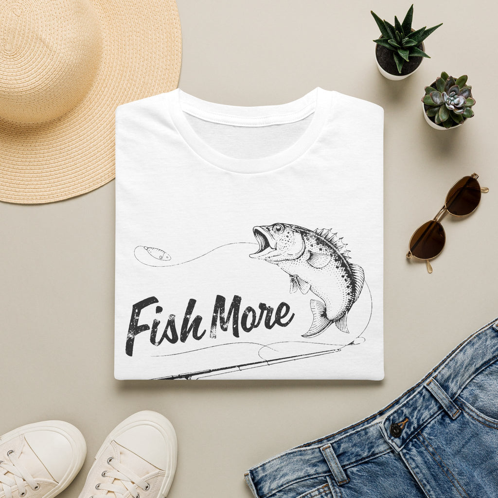 Fish More Stress Less T-Shirt
