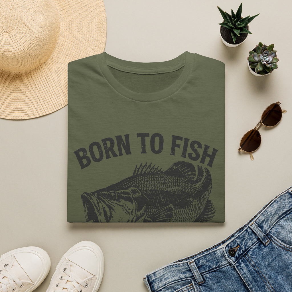 Born to Fish, Forced to Work T-Shirt