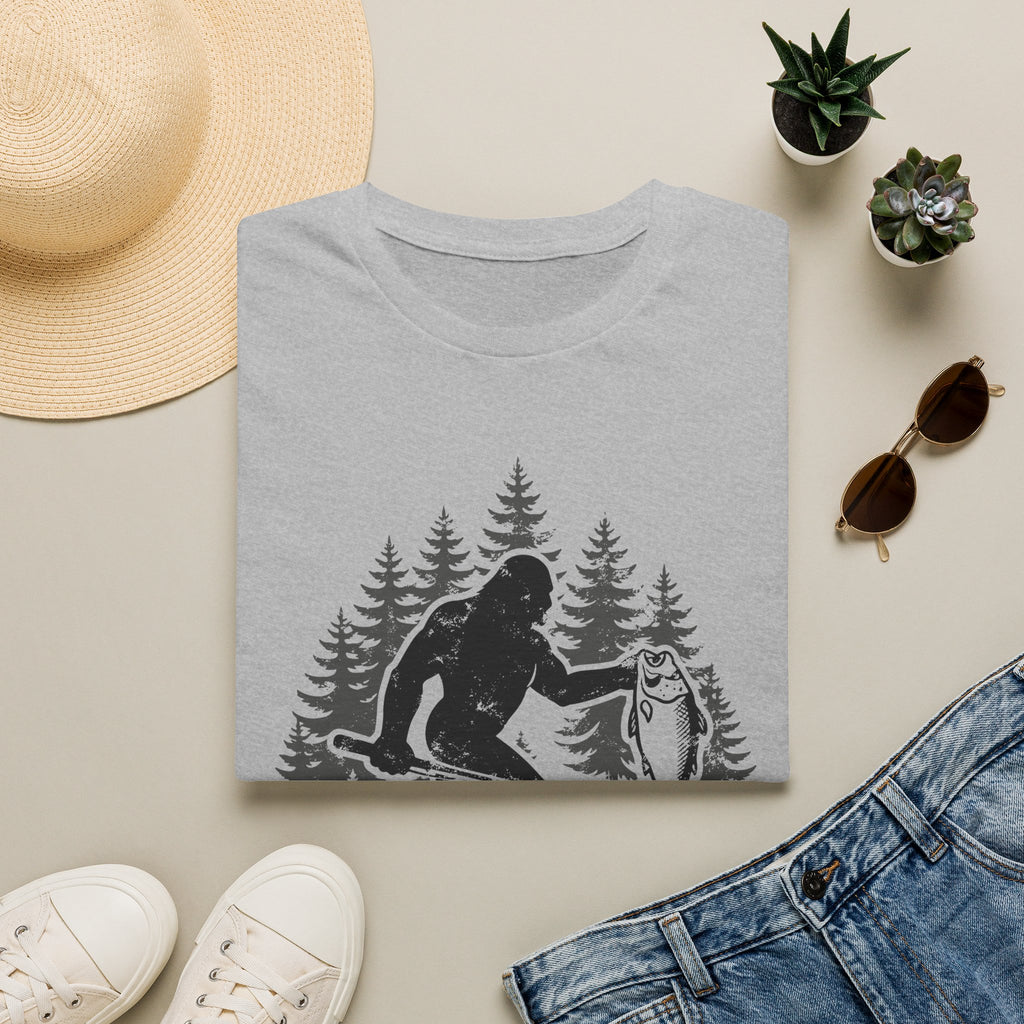 Bigfoot Fishing T-Shirt T-Shirt