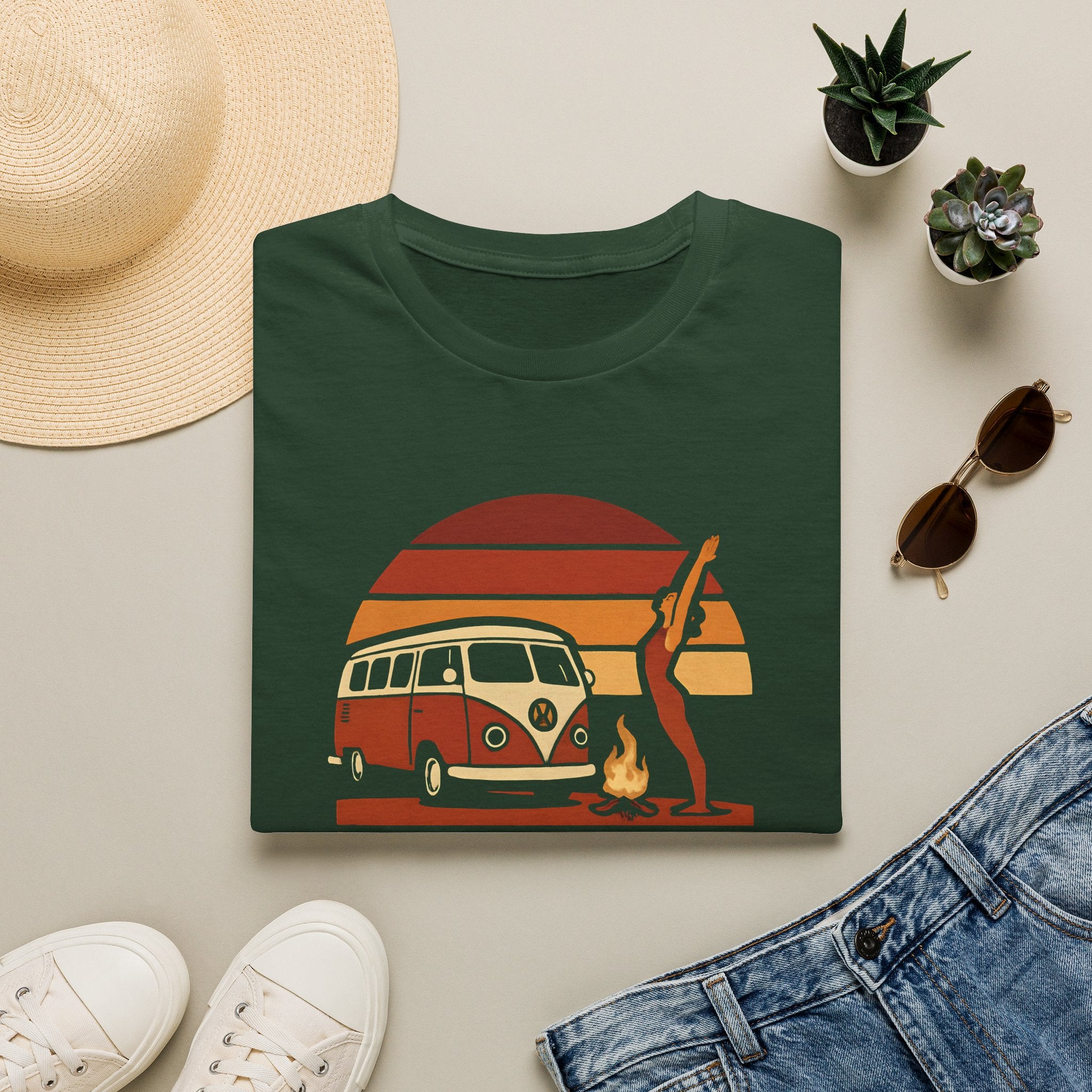 VW Camper Sunrise T-Shirt