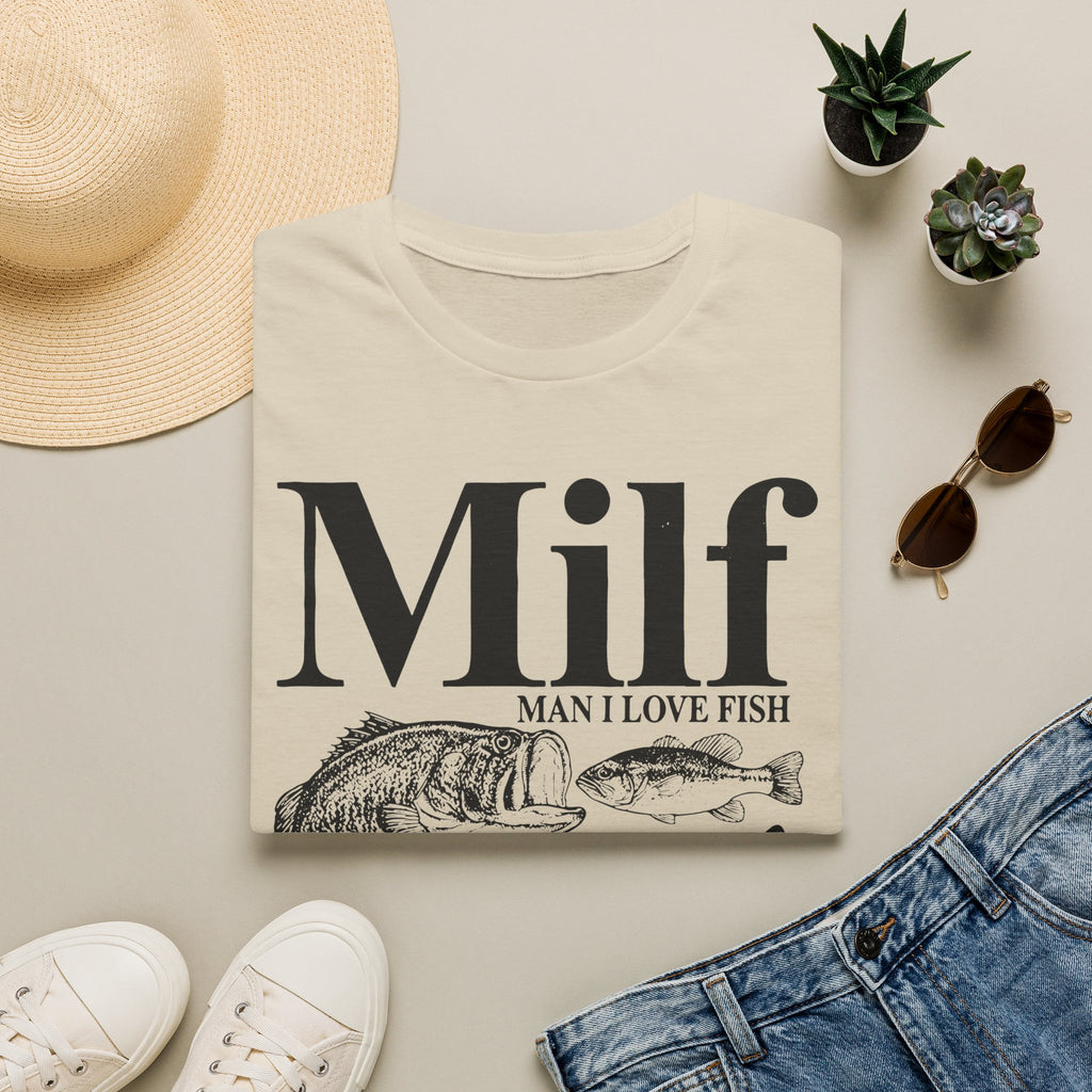 Milf "Man I Love Fish" T-Shirt