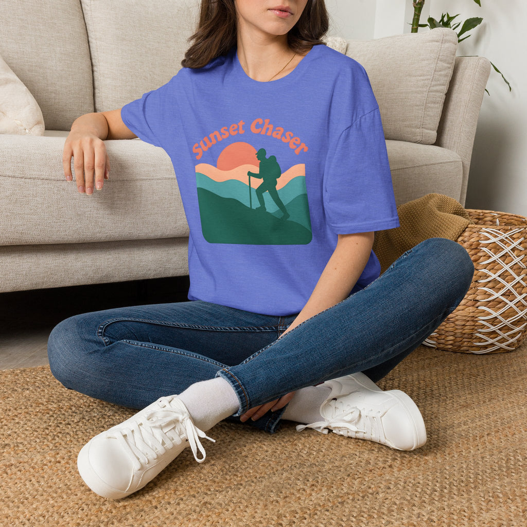 Hiker on Sunset Trail T-Shirt
