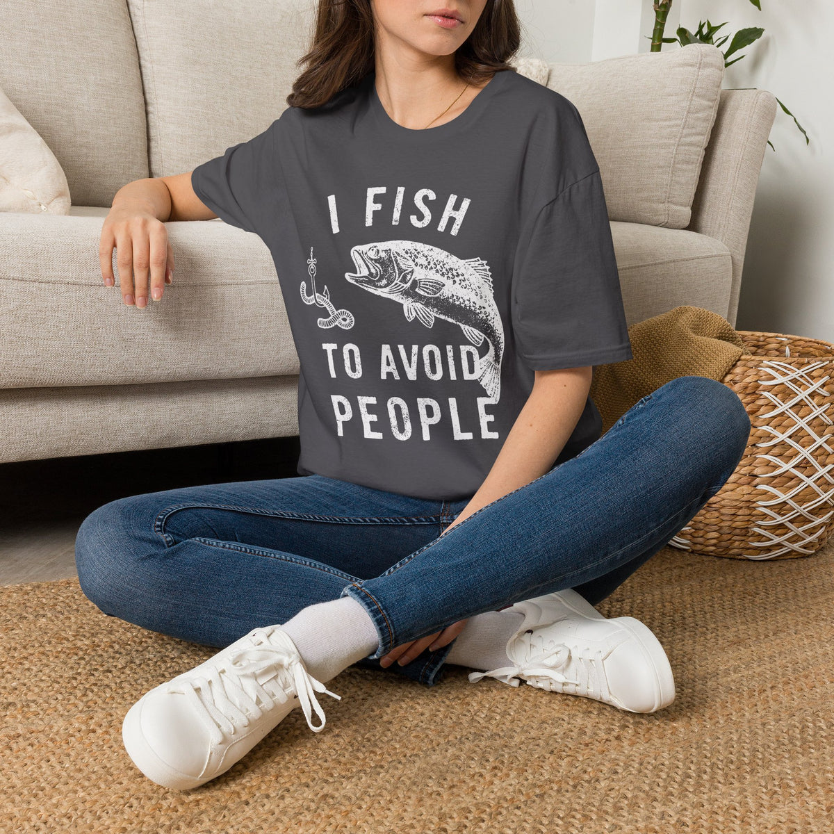 I Fish To Avoid People T-Shirt