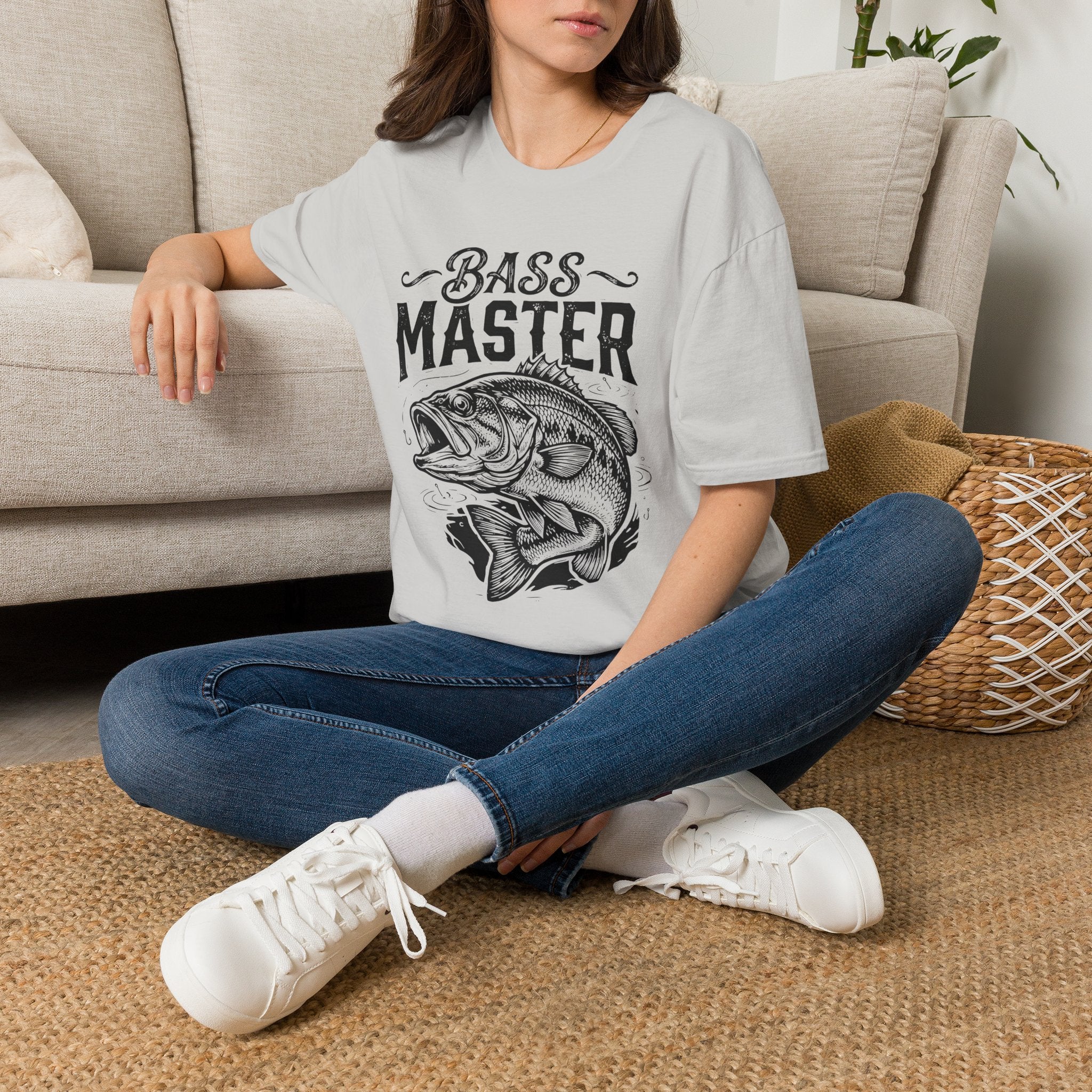 Bass Master T-Shirt — Vintage Fishing Graphic Tee for Anglers
